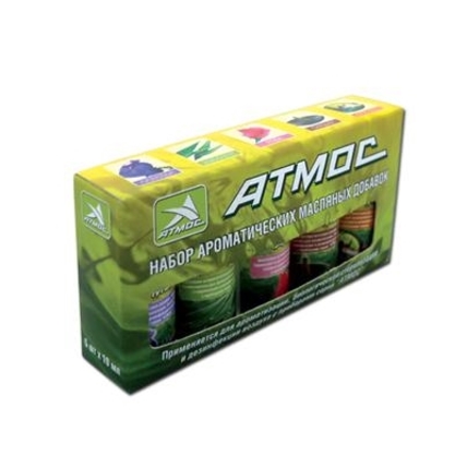 Ароматические масляные добавки (набор - 5 шт. x 5 мл) Атмос