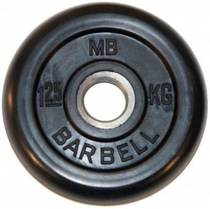 Диск обрезиненный MB Barbell Plt 1,25 кг 26 мм (MB-PltB26-1,25)