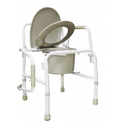 Кресло-туалет AMCF97 с опускающимися подлокотниками