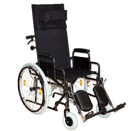 Кресло-коляска Оптим механическая с высокой спинкой 514A (ширина сиденья 46см)