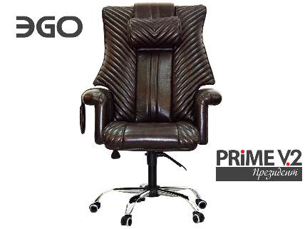 Офисное массажное кресло EGO PRIME EG1005 модификации PRESIDENT LUX цвет антрацит