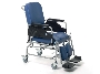 Кресло-коляска с санитарным оснащением пассивная на колесах 9303 (шир. сиденья 50 см)