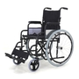 Кресло-коляска механическая FS909 (МК-011/46) стальная (46см) пневмо колёса, синяя